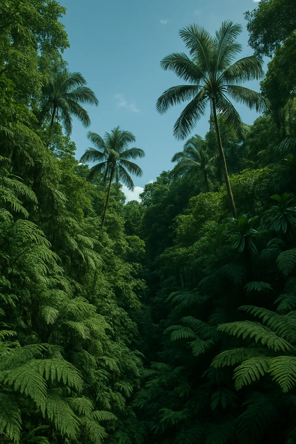 Rainforest landscape